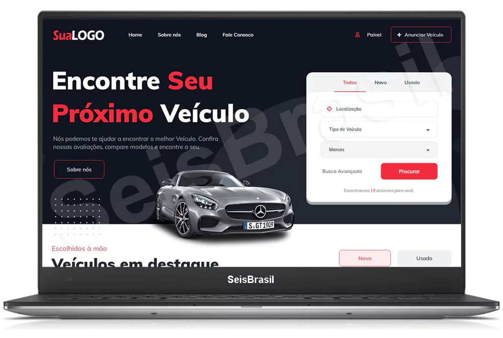 Sistema para Classificados de Veículos - SeisBrasil-Scripts