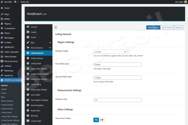 script guia comercial admin