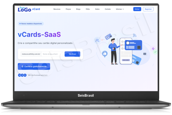 vCard Criador de Cartão Digital