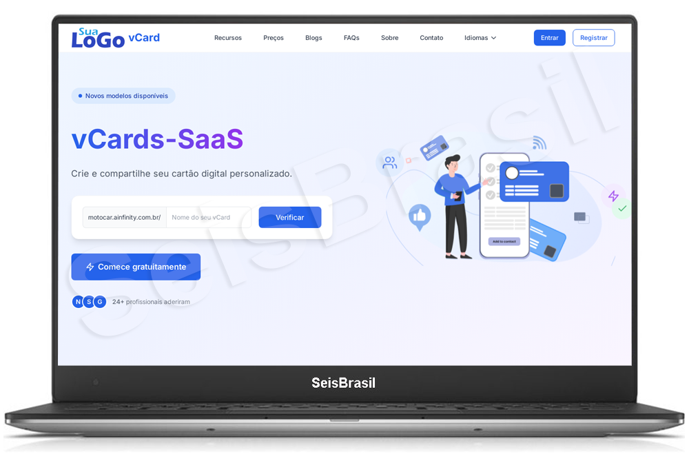 vCard Criador de Cartão Digital
