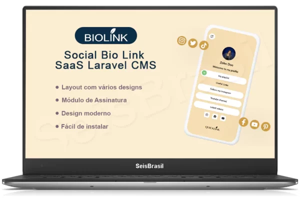 Script Bio Link SaaS para Criadores e Empresas