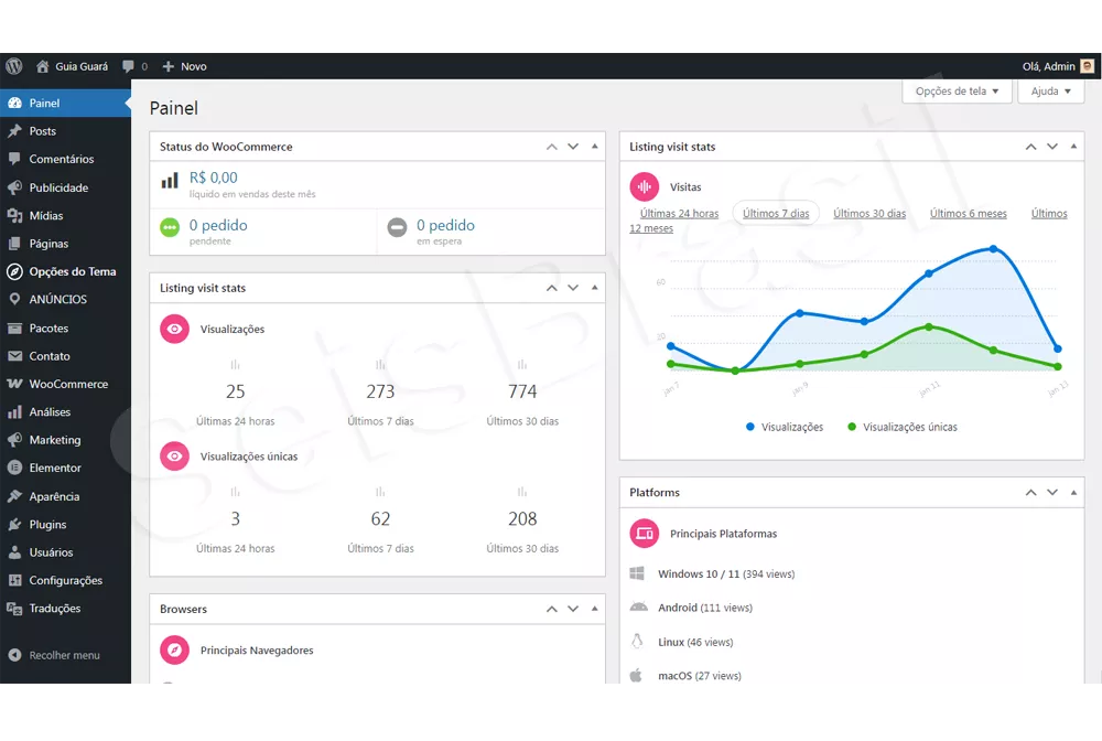 Sistema Guia Comercial Completo